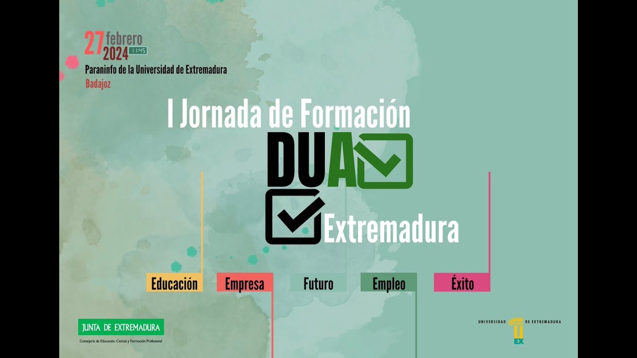 I Jornada de Formación Dual de Extremadura