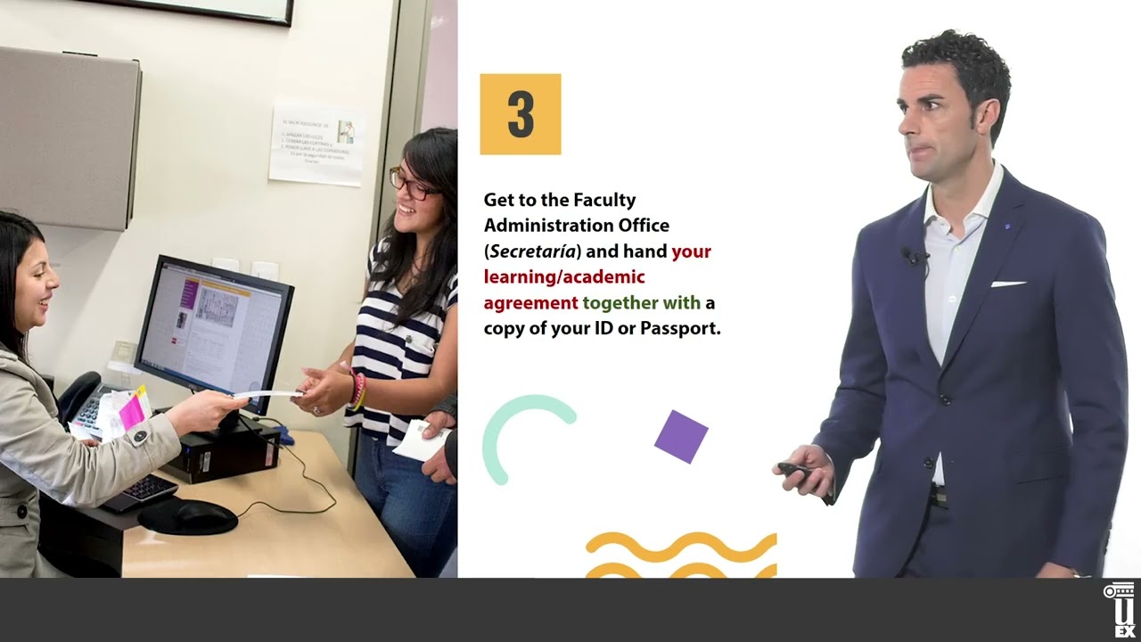 Enrollment at the UEx as an exchange student