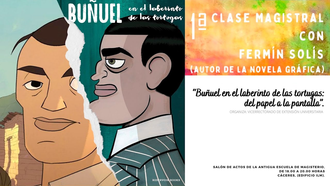 Primera Clase Magistral de Fermín Solis sobre Buñuel en el laberinto de las tortugas
