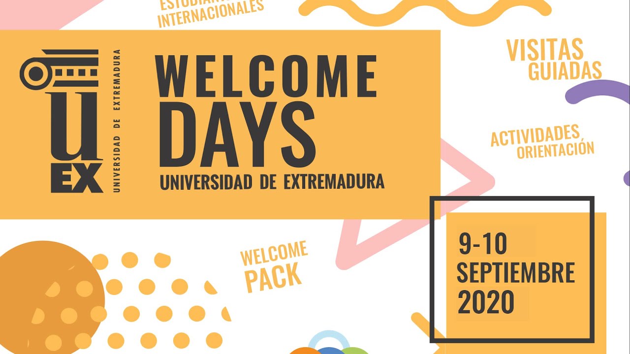 Welcome Days 2020 en la UEx