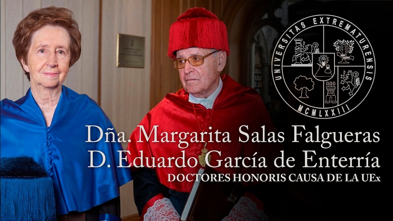 Ceremony of Investiture of Doctor Honoris Causa of Ms. Margarita Salas and Mr. Eduardo García de Enterría